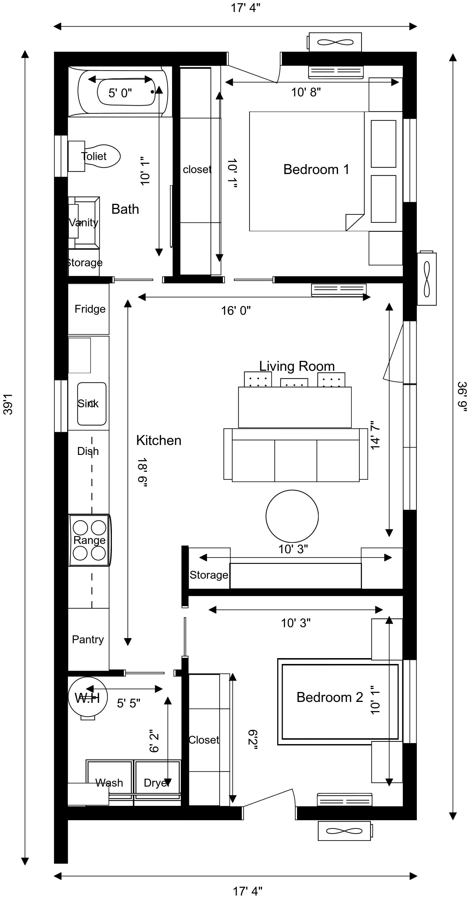 The Henry floor plan